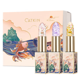 Catkin Lip Balm Tinted Lipstick set in gift box
