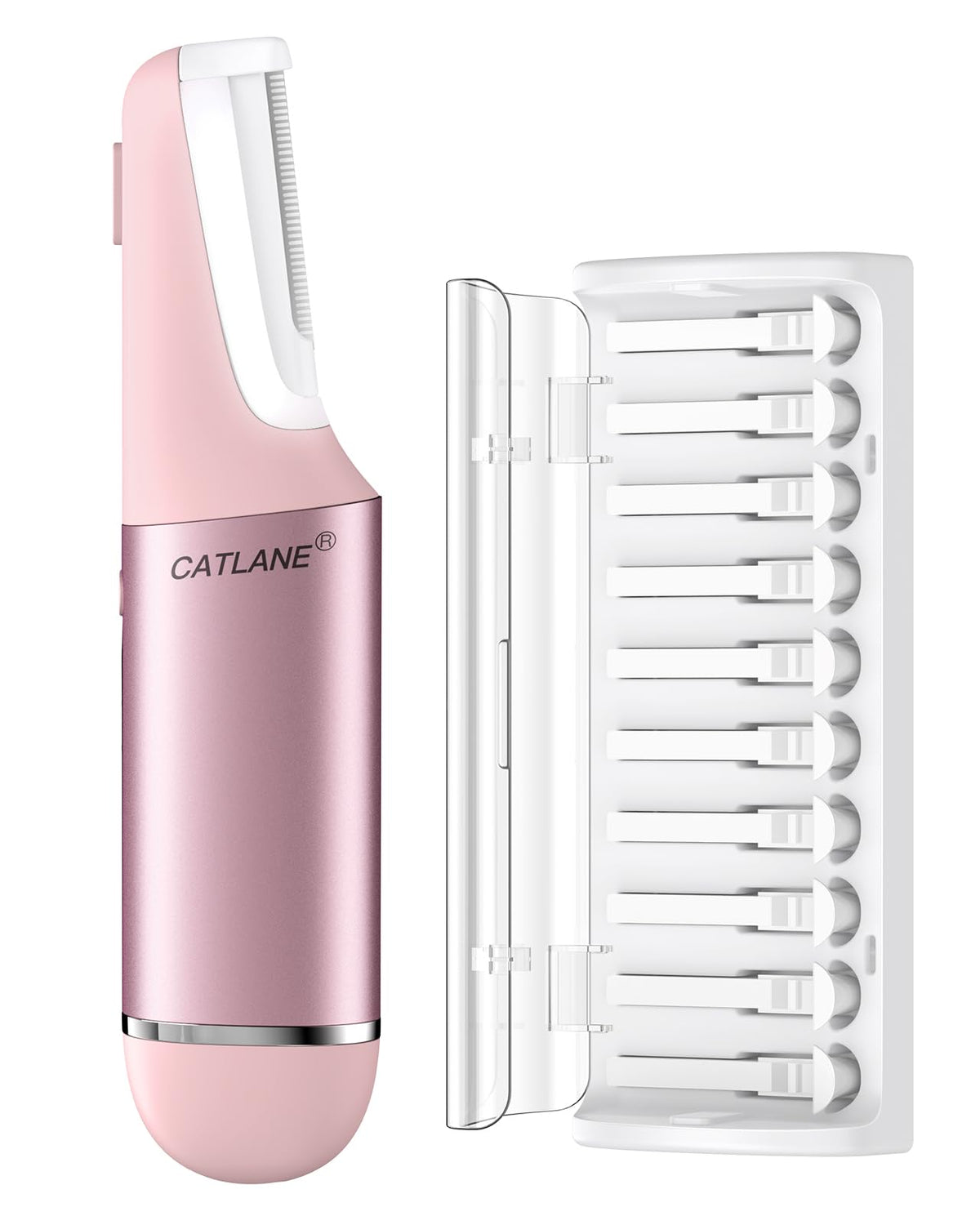 CATLANE Dermaplane Razor for Women with LED light front view