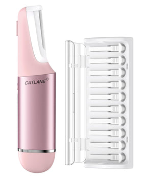 CATLANE Dermaplane Razor for Women with LED light front view