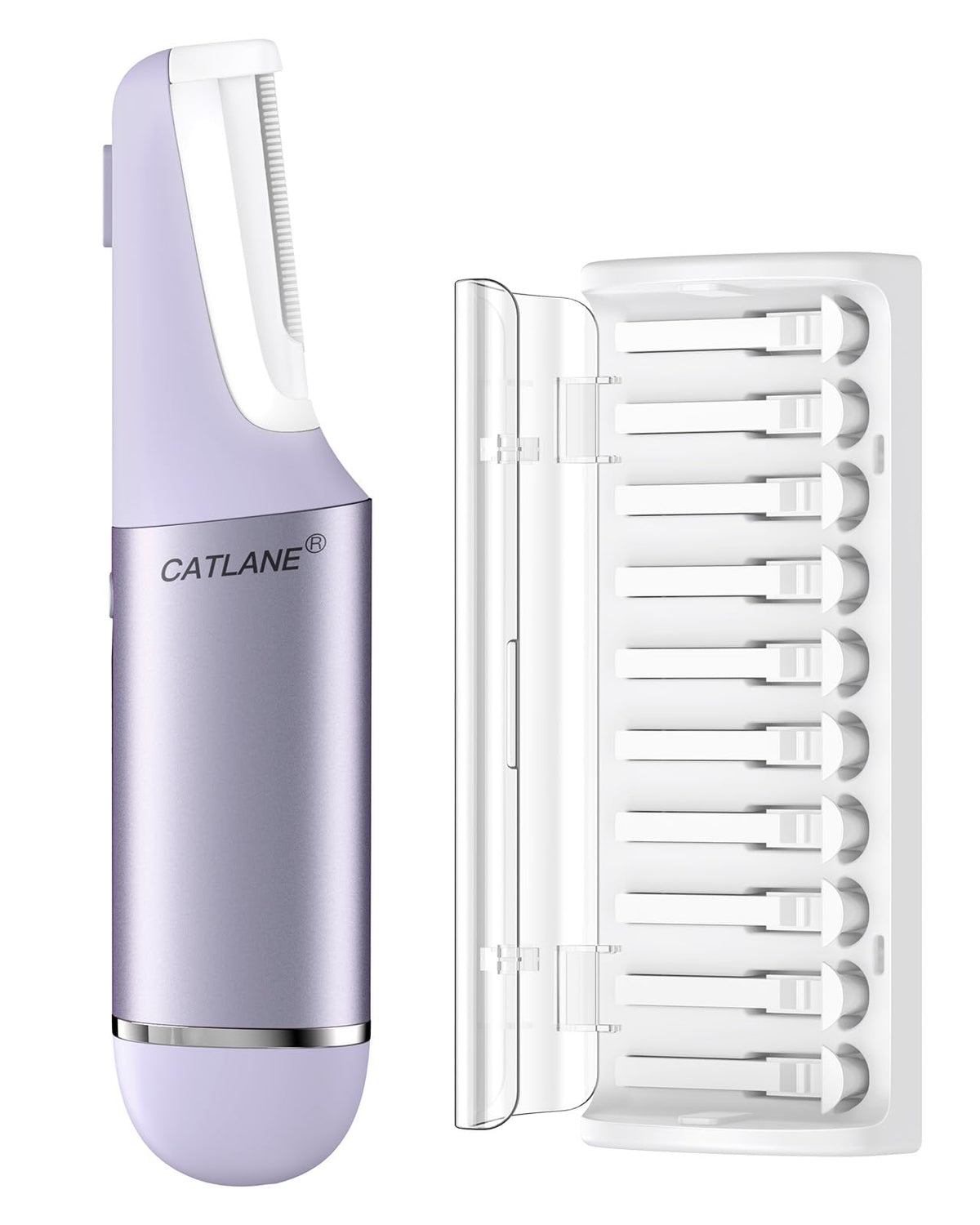CATLANE Dermaplane Razor for Women with LED light front view
