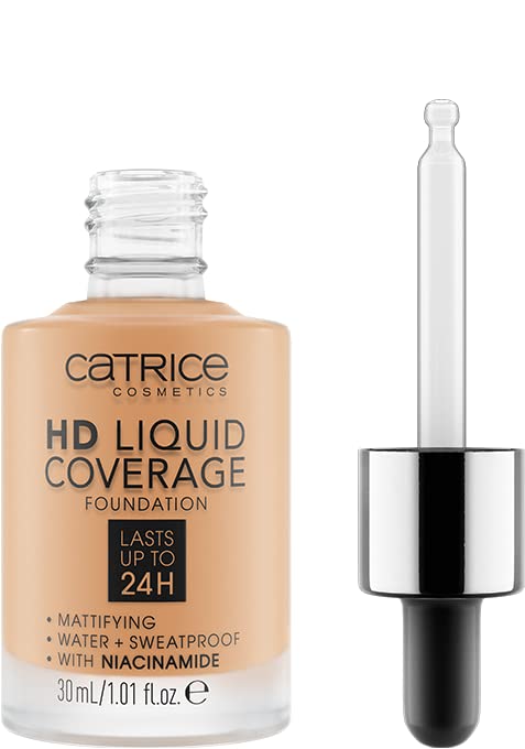 Catrice HD Liquid Coverage Foundation 034 Medium Beige front view