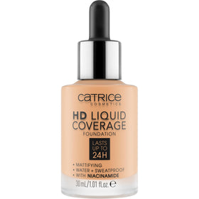 Catrice HD Liquid Coverage Foundation 037 Golden Beige dropper applicator