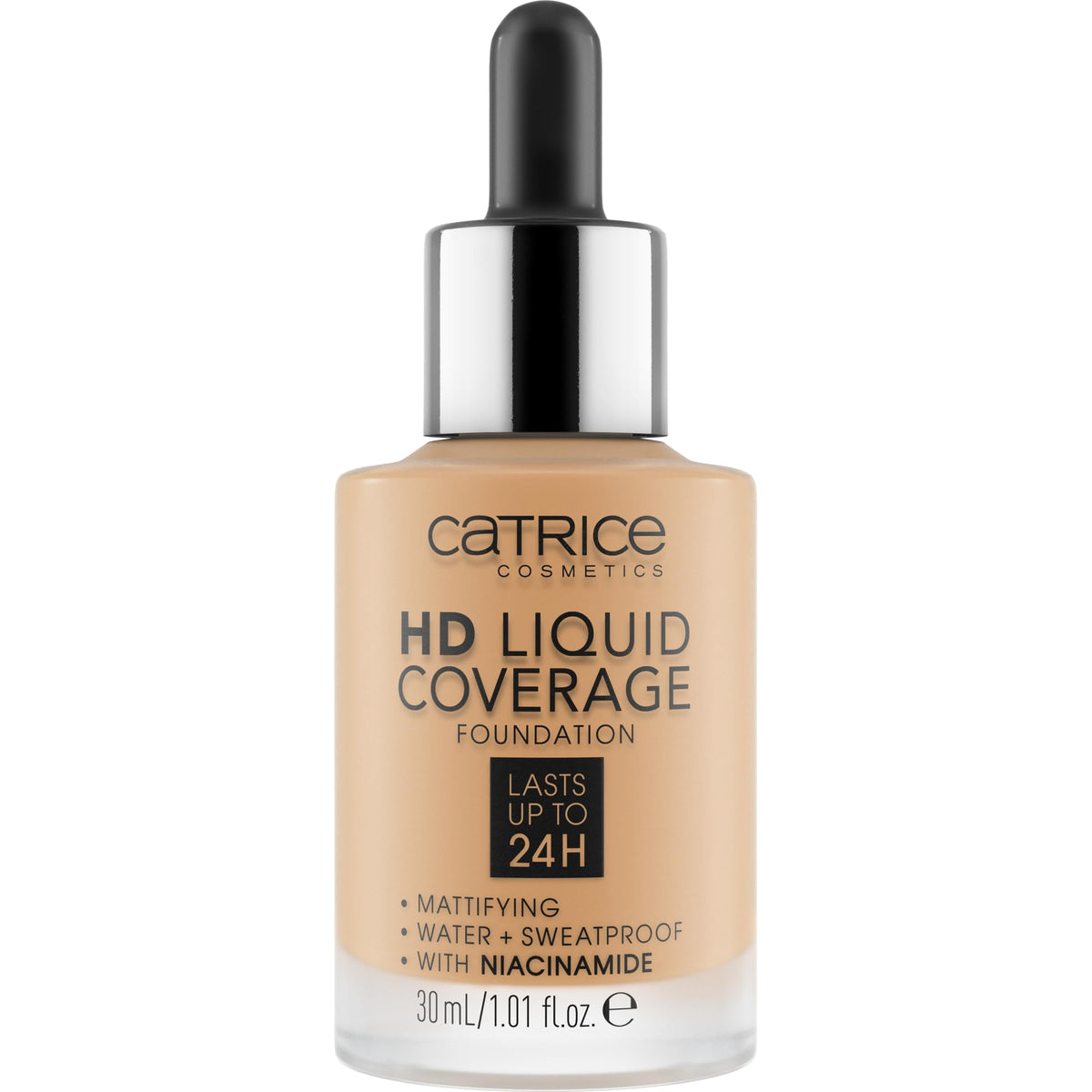 Catrice HD Liquid Coverage Foundation dropper applicator close-up