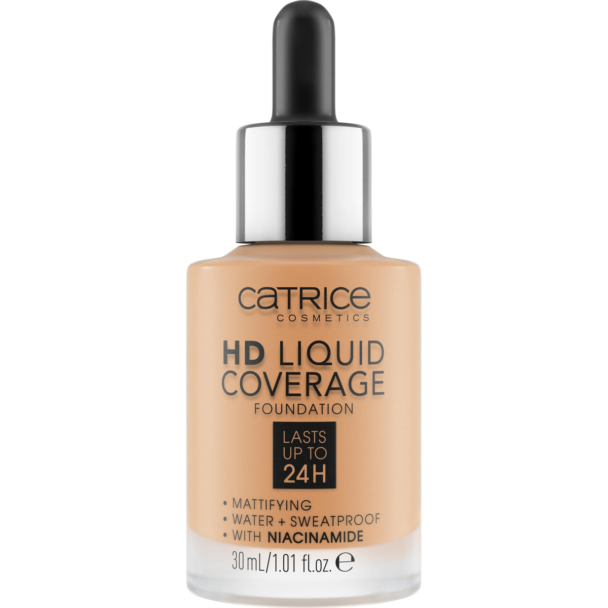 Catrice HD Liquid Coverage Foundation dropper applicator close-up
