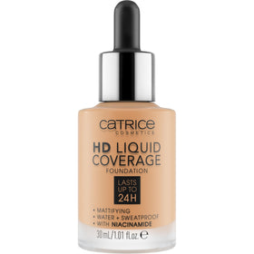 Catrice HD Liquid Coverage Foundation dropper applicator close-up
