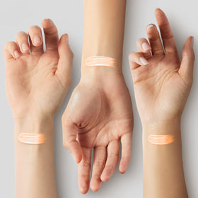 Catrice HD Liquid Coverage Foundation Warm Beige texture on hand