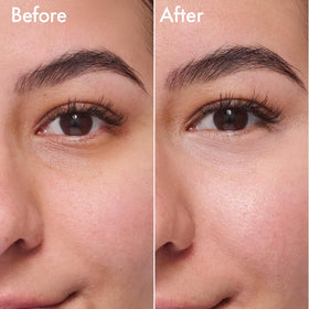 Catrice Under Eye Brightener 010 Light Rose texture on skin