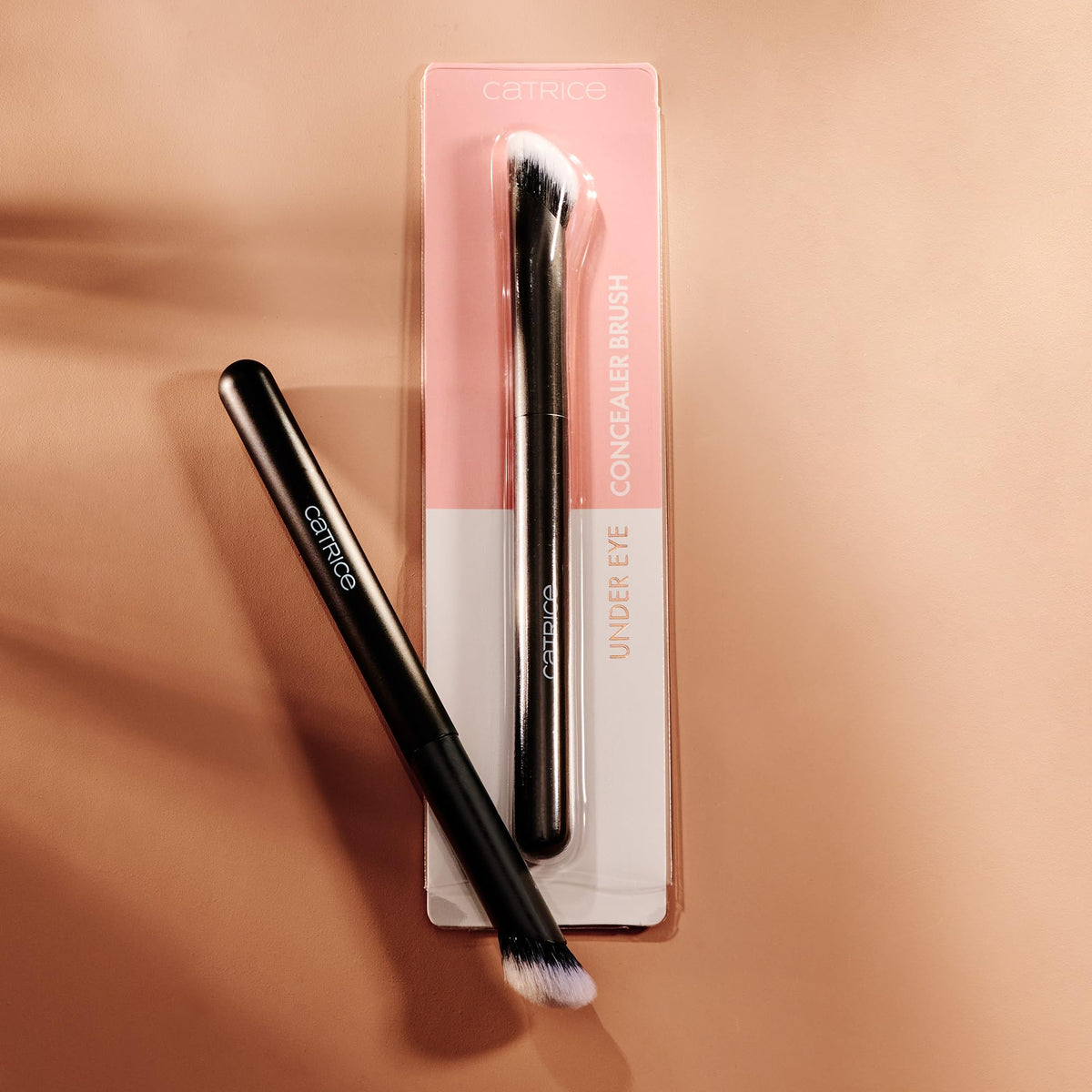 Catrice Under Eye Concealer Brush being used for makeup application