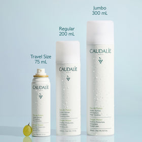 Caudalie Grape Water face mist in hand