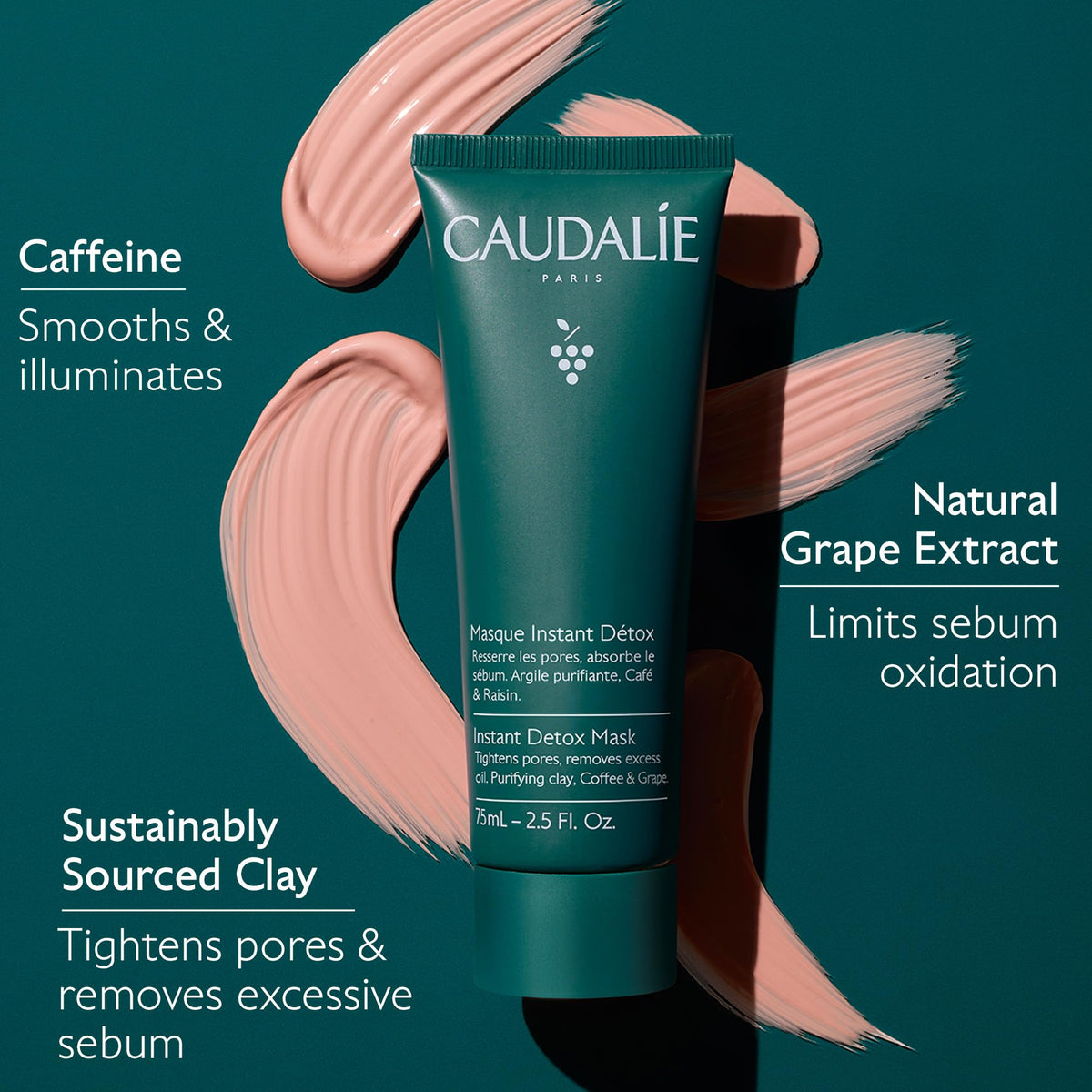 Caudalie Instant Detox Mask texture close-up