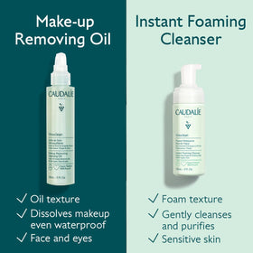 Caudalie Vinoclean Cleansing Oil with natural ingredients