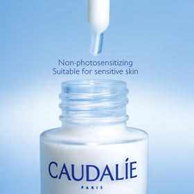Caudalie Vinosun SPF 50 sunscreen application on skin