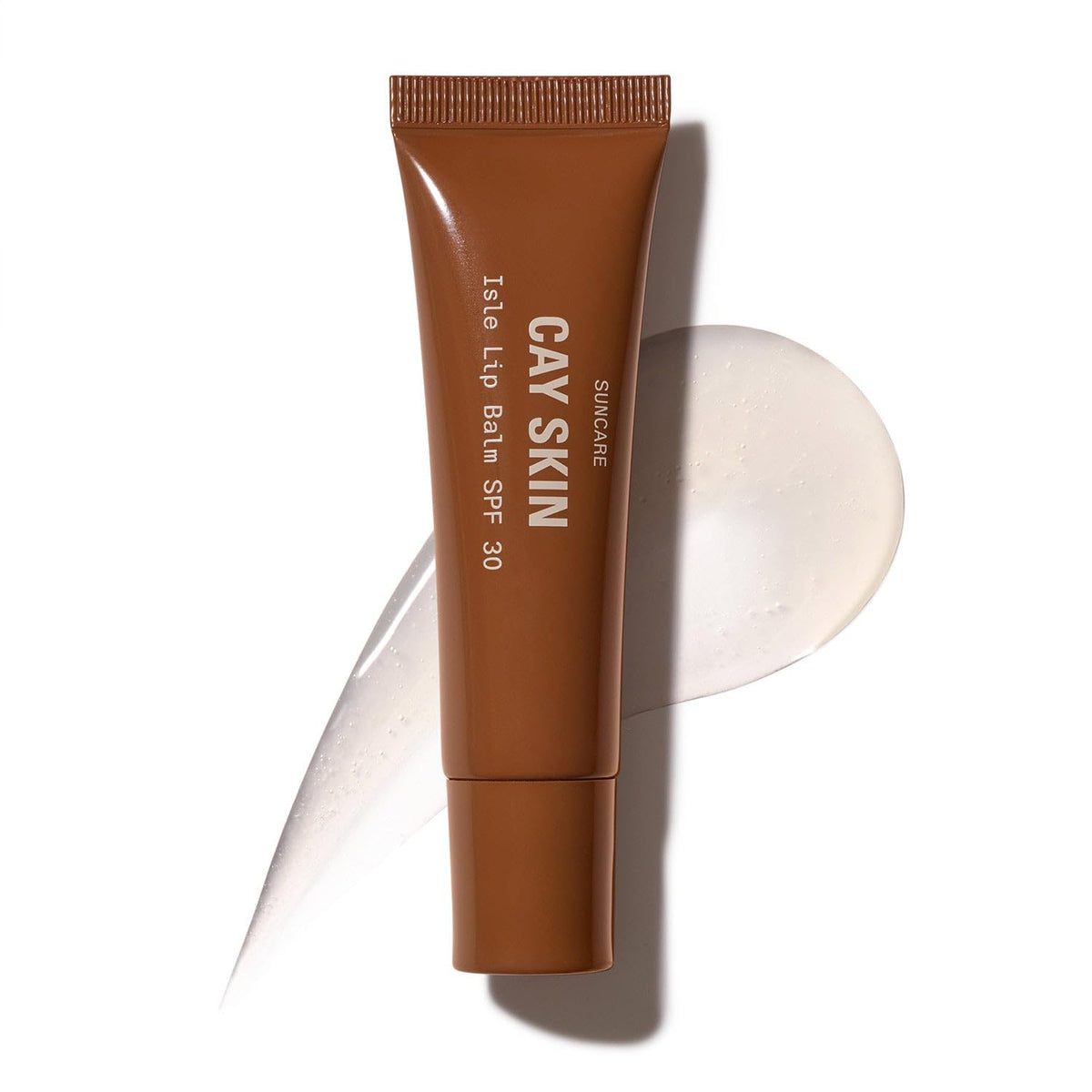 Cay Skin Isle Lip Balm SPF 30 front view with packaging