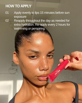 Cay Skin Isle Lip Balm SPF 30 showing ingredients list on packaging