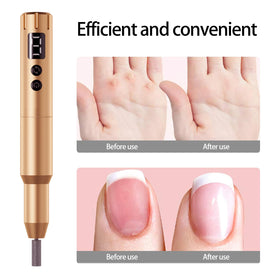 CBVCBV Nail Drill Kit displayed on a beauty countertop