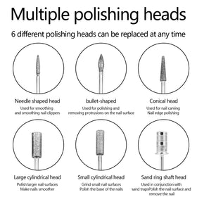 CBVCBV Nail Drill Kit lightweight design for easy portability