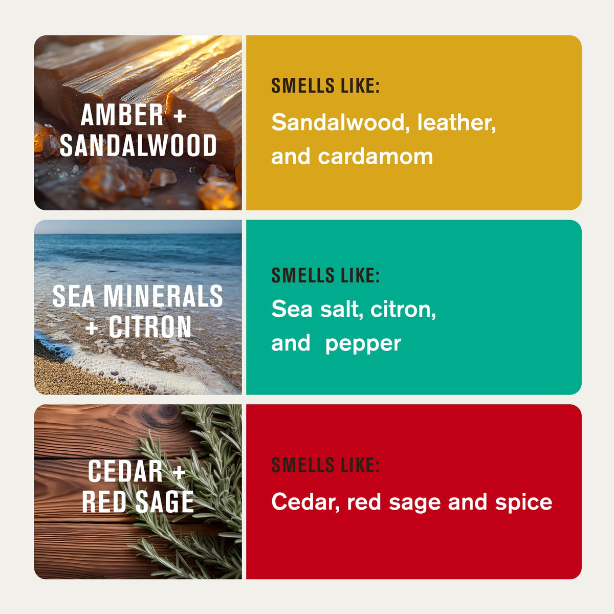Cedar Red Sage scent stick from Every Man Jack