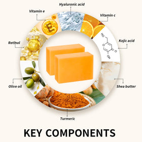 ceedoo Kojic Acid Soap packaging with soap holder and bag