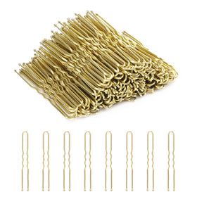 Cehony U Shaped Hair Pins blonde 2.4 inch front view