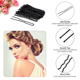 Cehony U-Shaped Hair Pins close-up of design