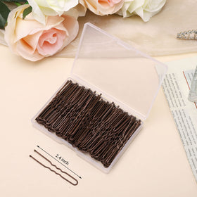 Cehony U Shaped Hair Pins in reusable box