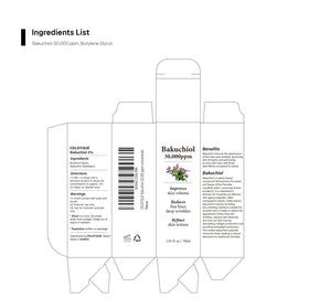 CELDYQUE Bakuchiol Serum ingredients list