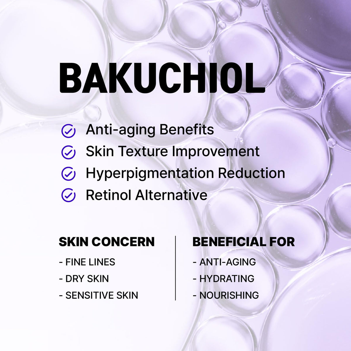 CELDYQUE Bakuchiol Serum texture on skin