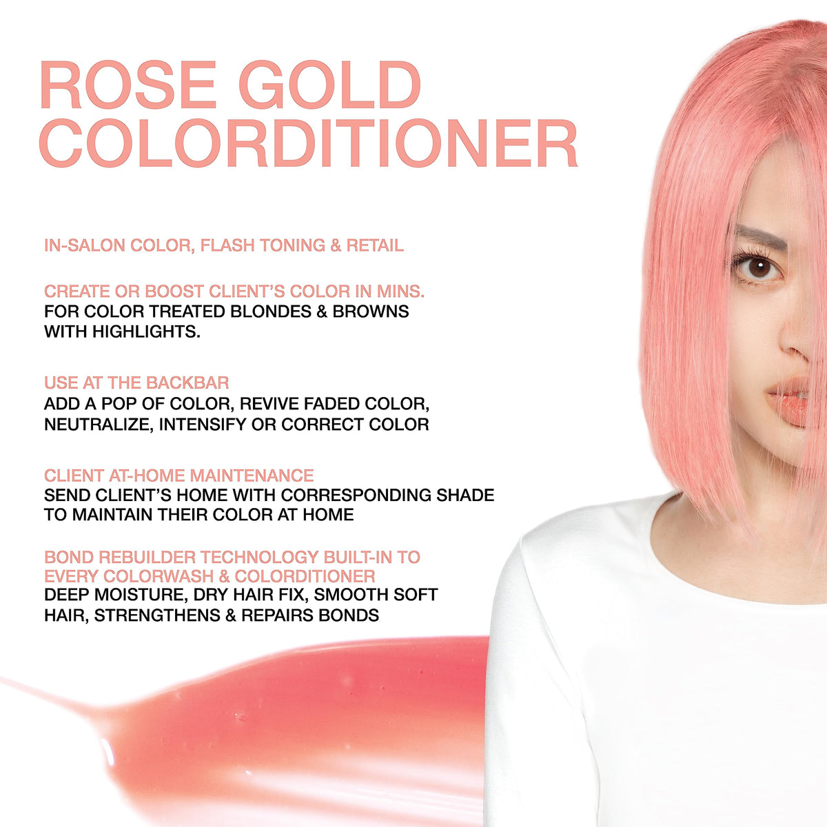 Celeb Luxury Colorditioner Rose Gold 281g back view