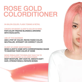 Celeb Luxury Colorditioner Rose Gold 281g back view