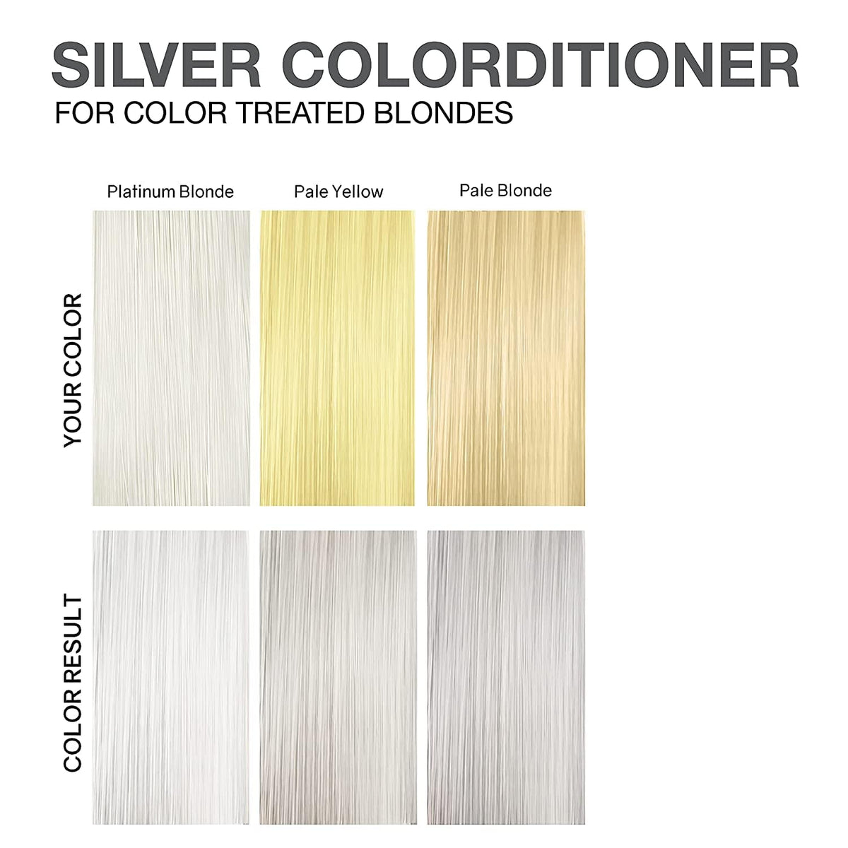 Celeb Luxury Colorditioner Silver 281g application on hair