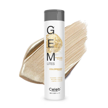 Celeb Luxury Gem Lites Colorwash Shampoo Sunstone front view
