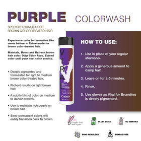 Celeb Luxury Purple Hair Color Depositing Shampoo side view