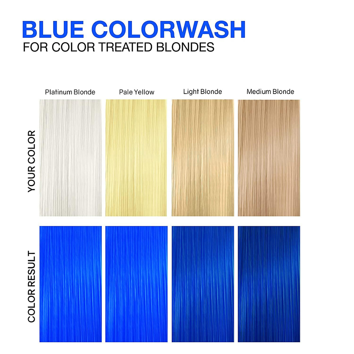 Celeb Luxury Viral Colorwash Blue Shampoo in a bathroom setting