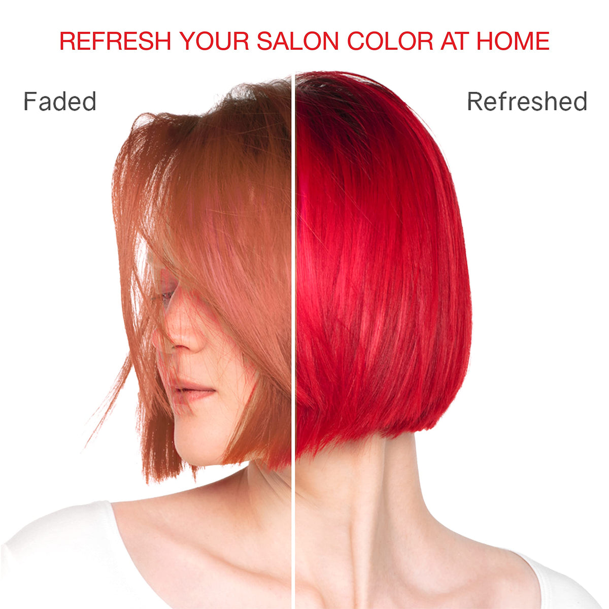 Celeb Luxury Viral Colorwash Extreme Red shampoo side view