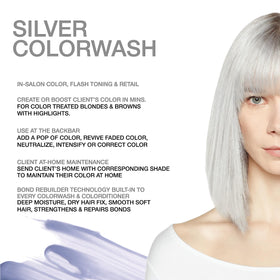 Celeb Luxury Viral Colorwash Extreme Silver back view