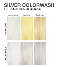 Celeb Luxury Viral Colorwash Extreme Silver on a bathroom shelf