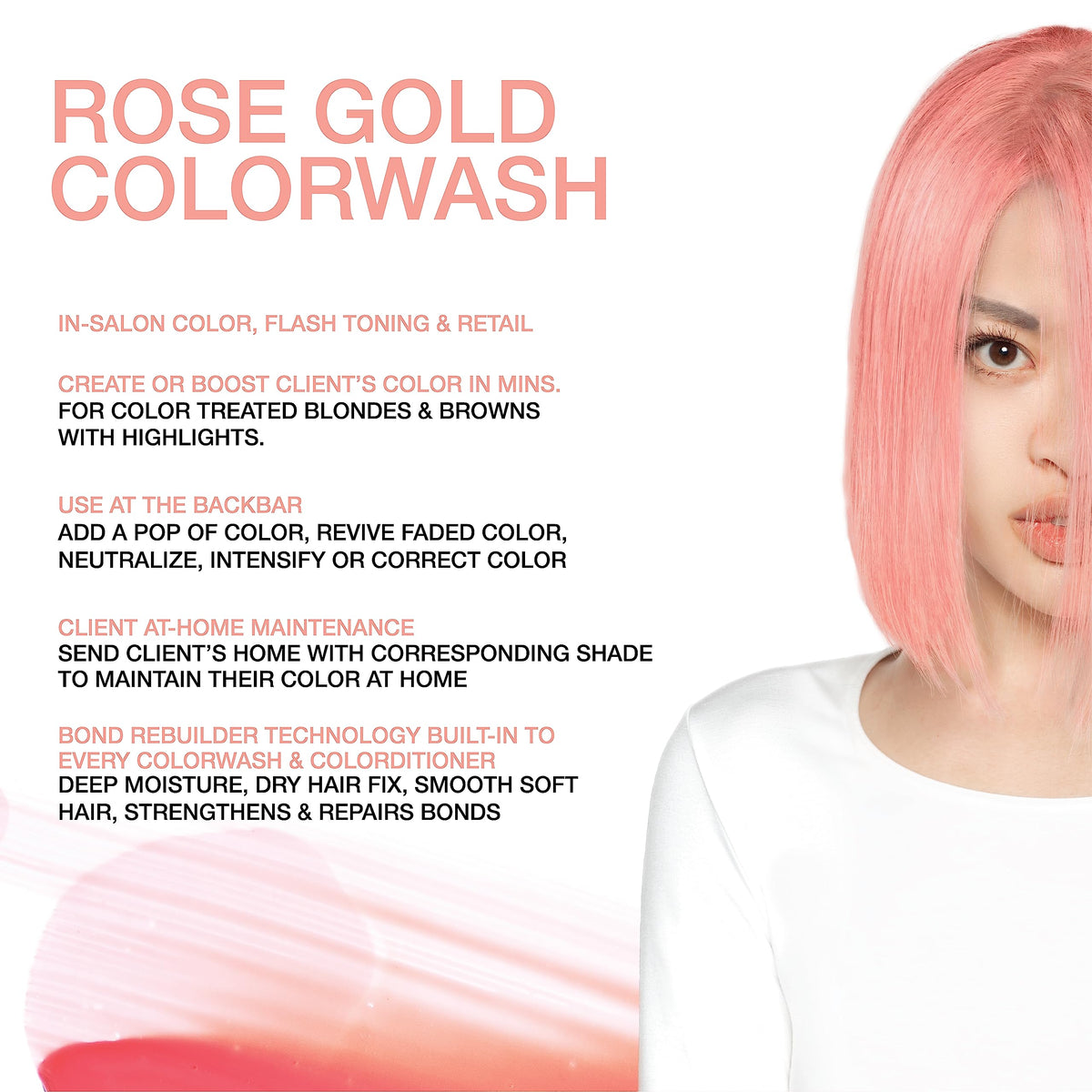 Celeb Luxury Viral Colorwash Rose Gold 290g back view
