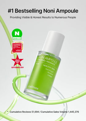 celimax Noni Energy Ampoule back view with ingredients