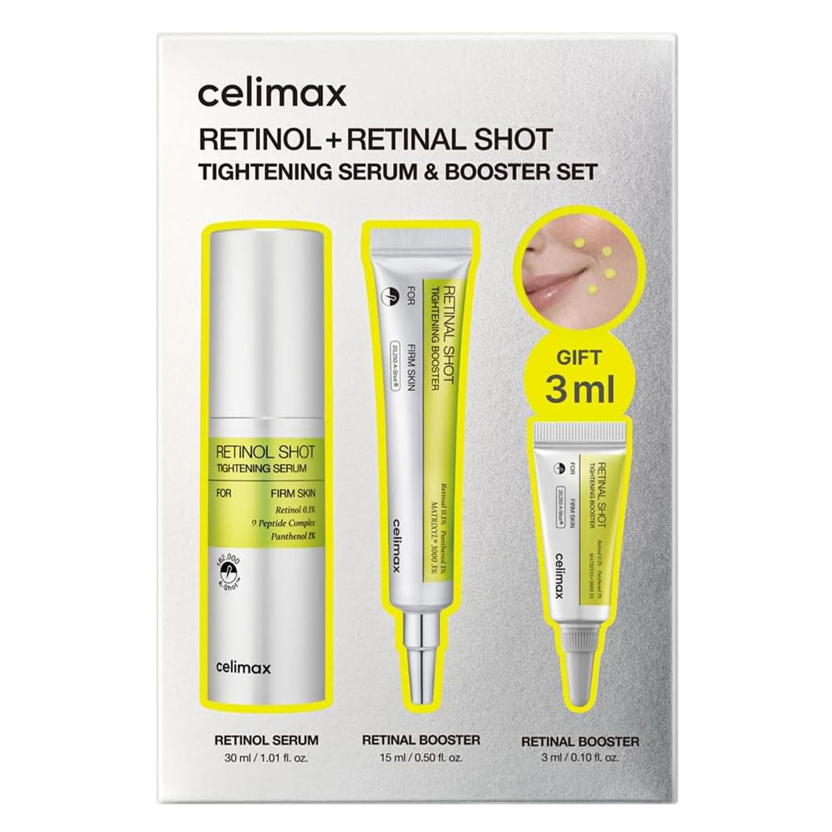 celimax The Vita A Retinal Shot Tightening support Set front view