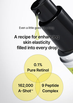 celimax The Vita A Retinol Shot Tightening Serum application on skin