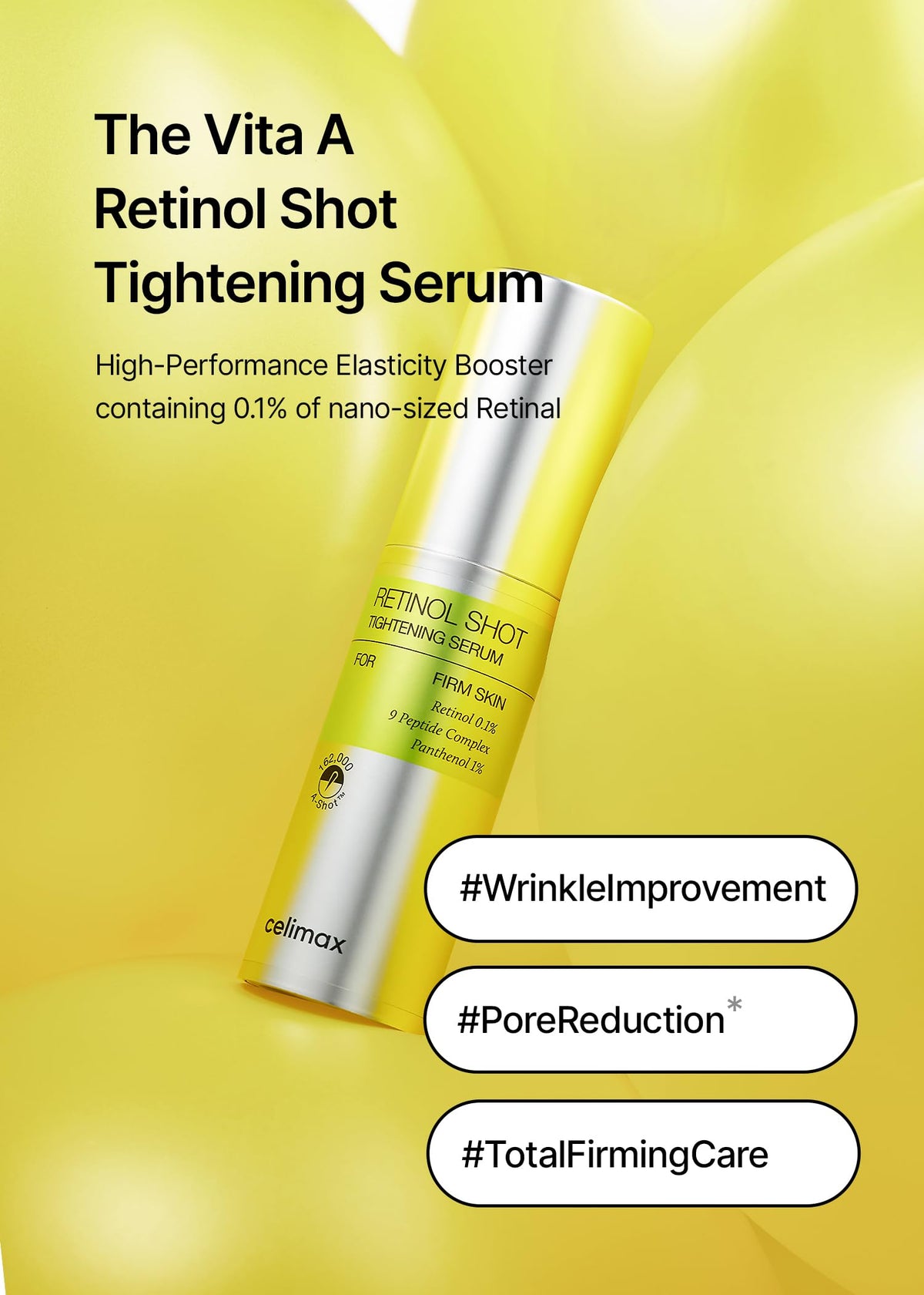 celimax The Vita A Retinol Shot Tightening Serum side view