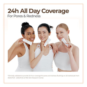 Cell Fusion C BB Cream application with sponge