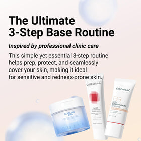 Cell Fusion C Skin Blemish Balm No.27 Hazel Medium application with sponge