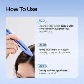 Celladix Hair support Scalp Serum texture on hand