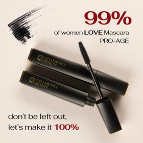 CELLMETICS BEAUTY Mascara showing no clumps on lashes