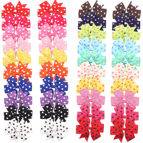 CÉLLOT 3 inch Pinwheel Hair Bow Clip close-up