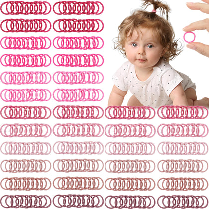 CÉLLOT 360PCS Small Hair Ties assorted colours front view
