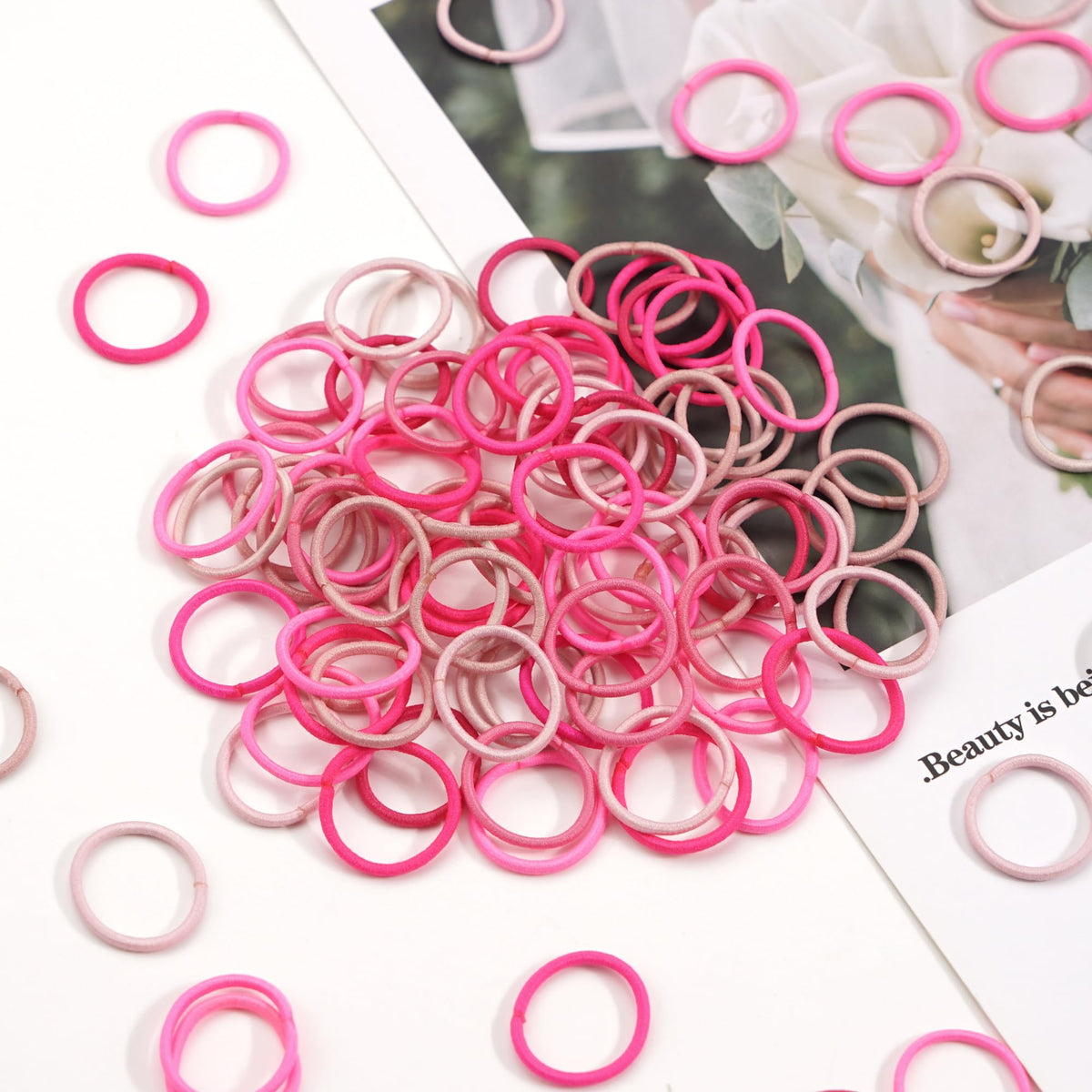 CÉLLOT 360PCS Small Hair Ties packaging display