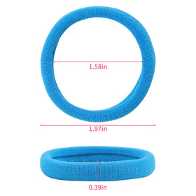 CÉLLOT Elastic Hair Ties displayed with different hairstyles