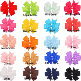 CÉLLOT hair bows 3 inch size with durable metal clips